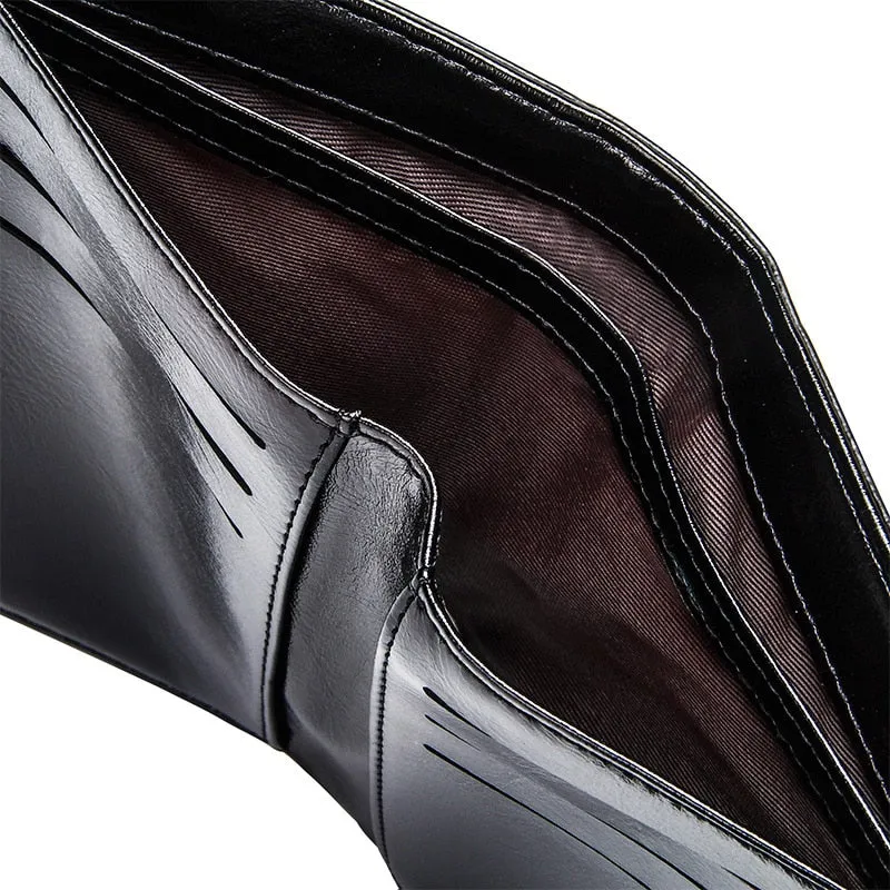 Envelope Women Wallet Patent Leather Ladies Short Coin Purse Women's Clutch Money Bags High Capacity Credit Card Holders Female