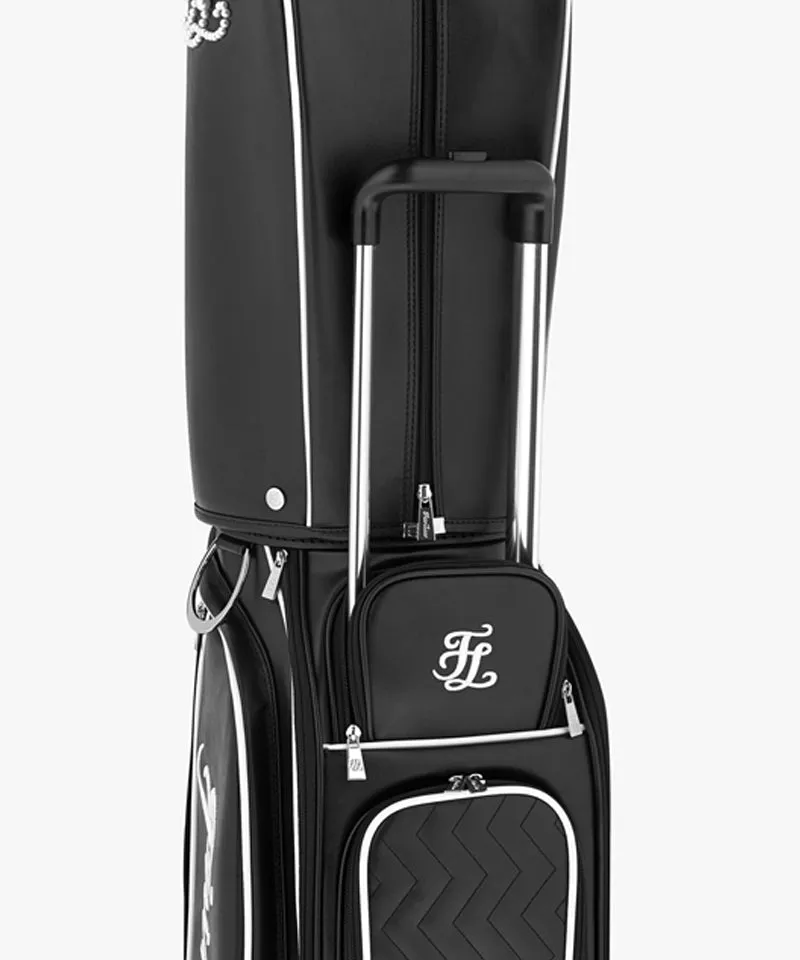 FAIRLIAR Pearl Herringbone Caddy Bag - Black