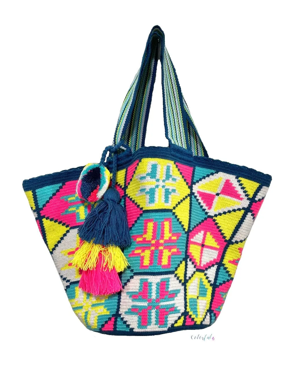Hand-crocheted Tote Bags -  Crochet Tote Bag | Beach Totes