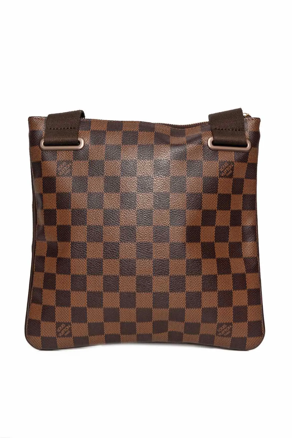 Louis Vuitton Damier Ebene Brooklyn Flat Pochette Crossbody