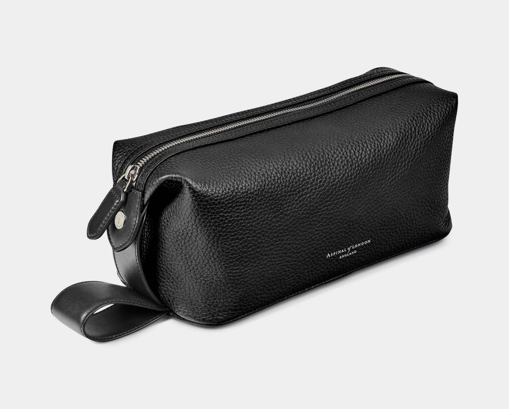 Reporter Washbag - Black Grain