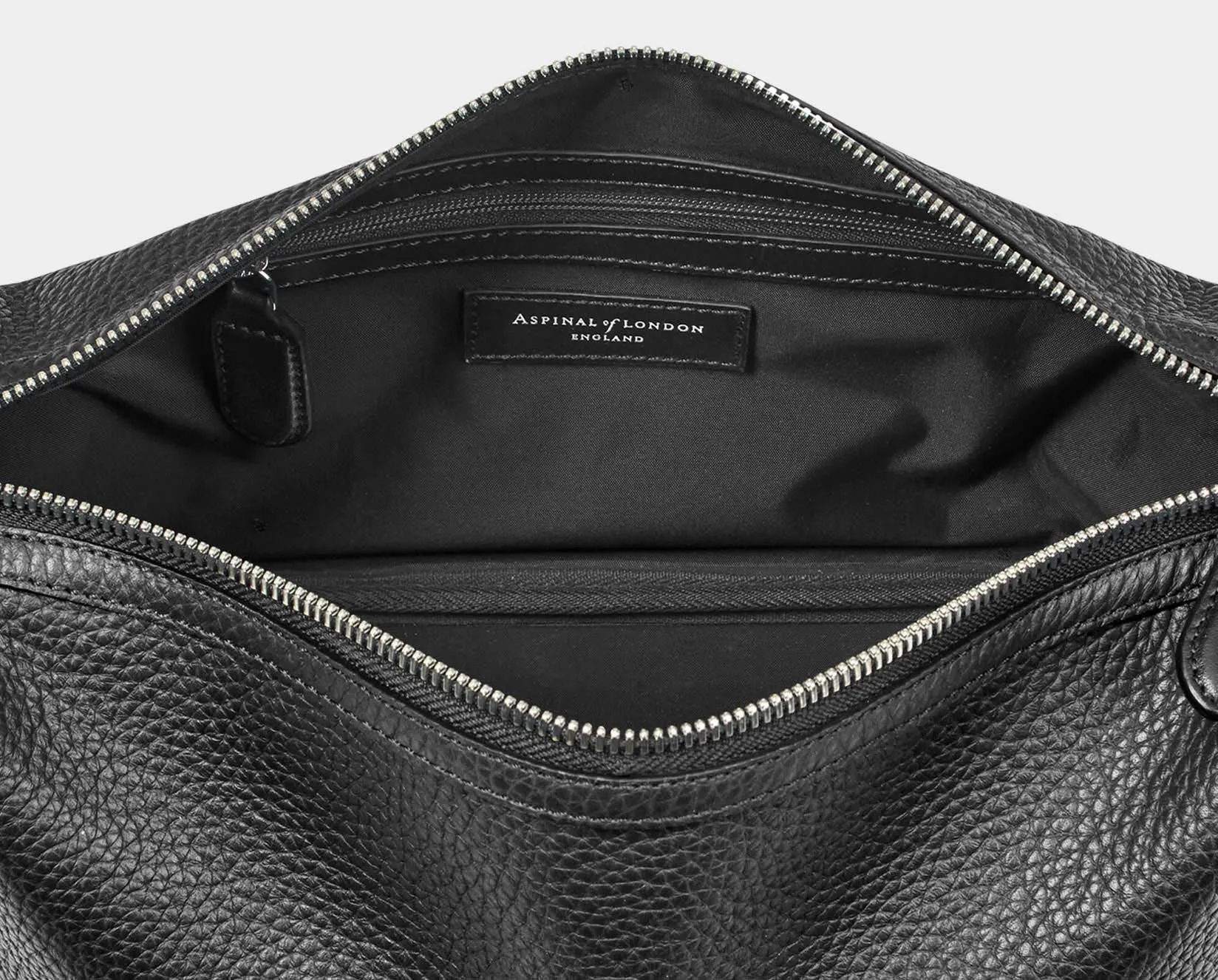 Reporter Washbag - Black Grain