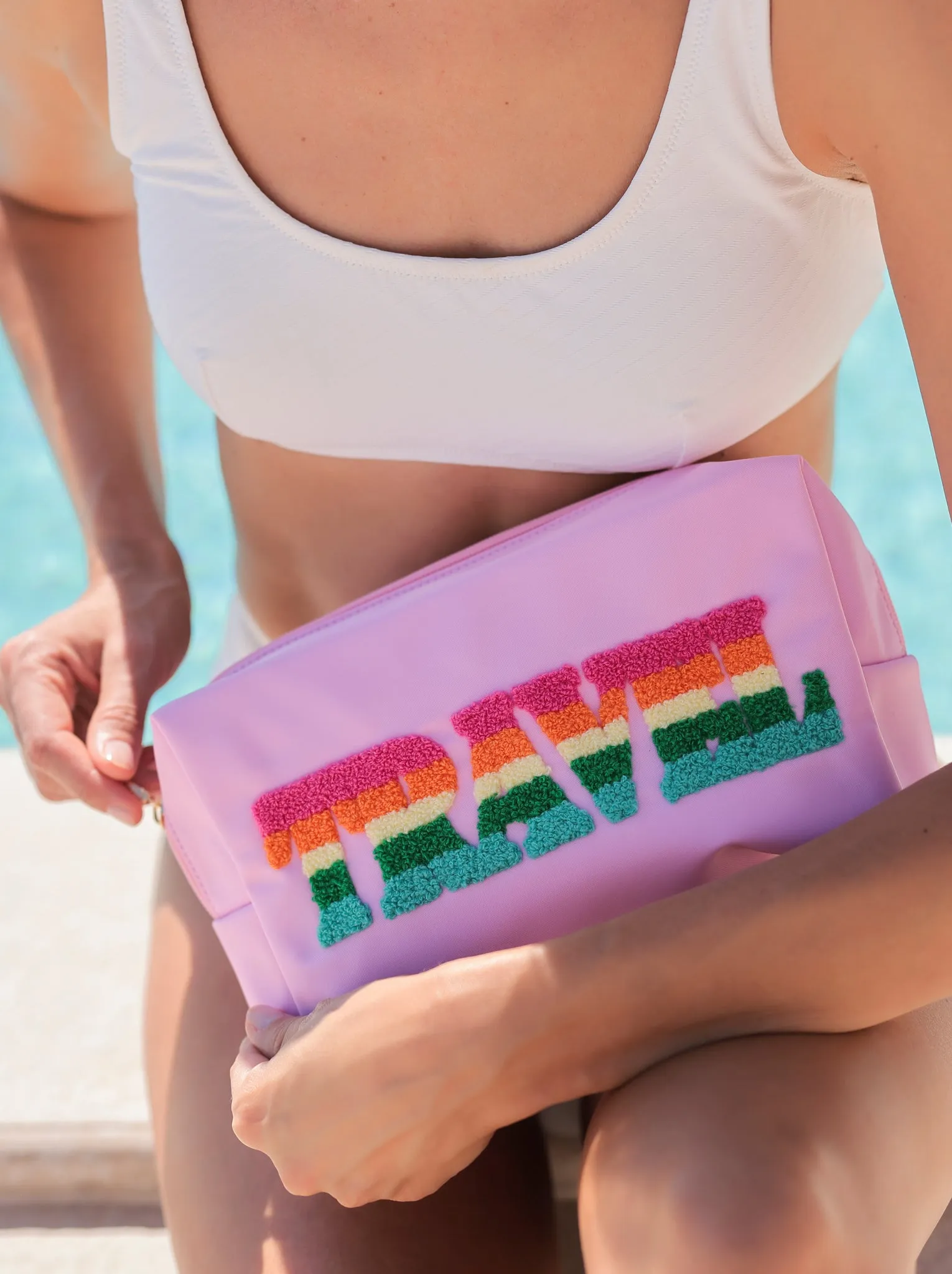 Shiraleah Joy "Travel" Zip Pouch, Candy