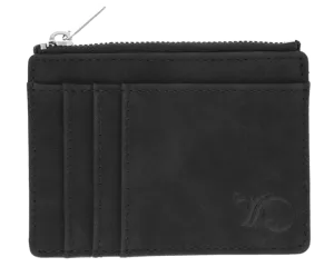 Suavecita Zipper Card Holder Wallet - Black